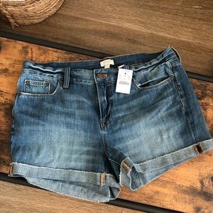 NWT J crew Denim Shorts- 29